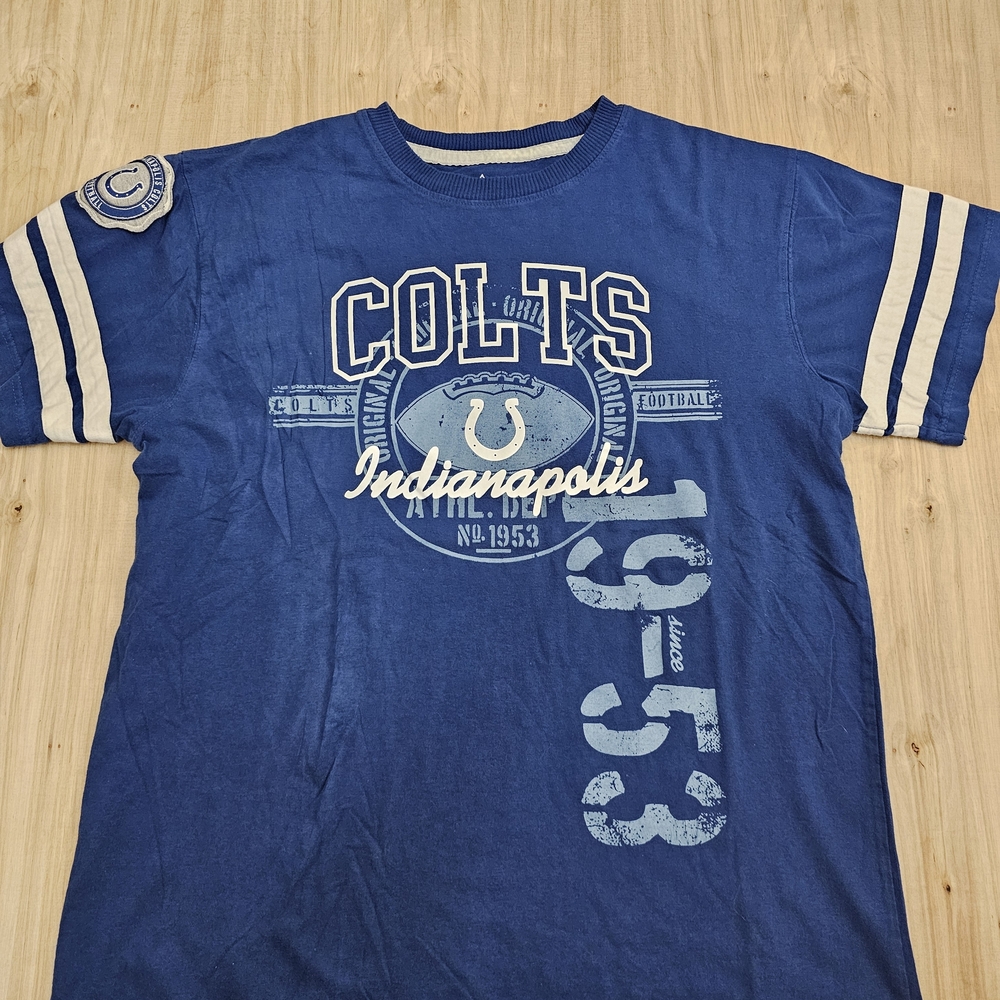 VTG Indianapolis Colts Men's Blue NFL Tee Shirt M